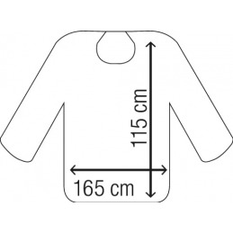 Peignoir de salon NEWIX PRO Noir avec velcro