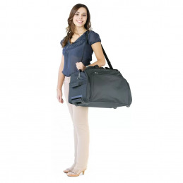 Sac pour coiffeur ROLLY-3 à roulettes noir