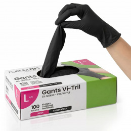 Gants coiffure noirs VINI taille Large FORMUL PRO