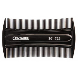 Peigne antiparasitaire ABS noir 85 mm CENTAURE