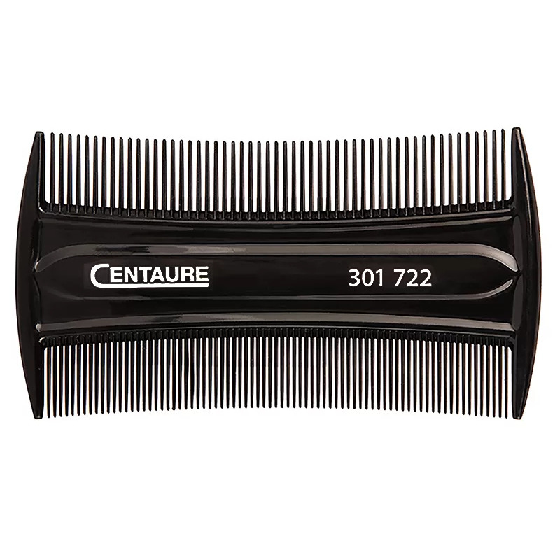 Peigne antiparasitaire ABS noir 85 mm CENTAURE