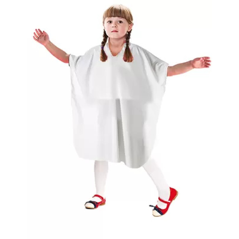 Peignoir cape blanc pour enfant ACADEMY