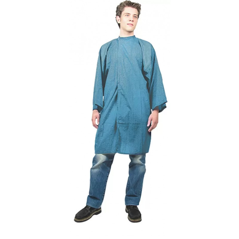 Peignoir professionnel GABY POLIFROISSE bleu clair ACADEMY