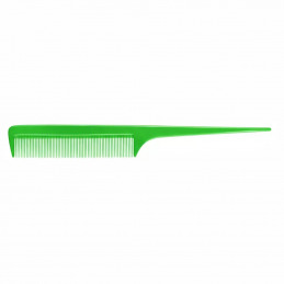 Peigne à queue vert Mezzo CENTAURE pour coiffure professionnelle