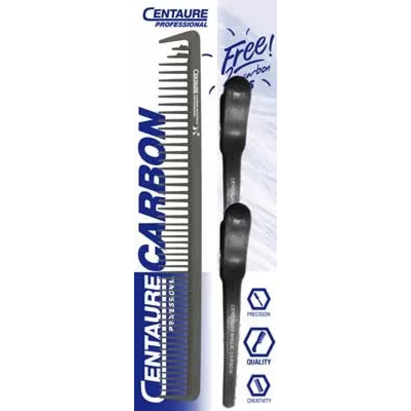 Peigne carbone CENTAURE coupe classique 22,5 cm