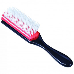 Brosse à cheveux CENTAURE Mezzo PVC 7 rangs bombée