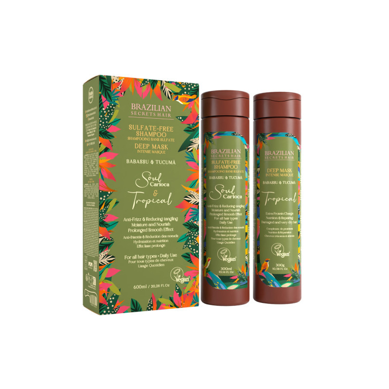 Kit après-lissage Soul Carioca et masque Tropical 600 ml