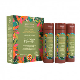 Kit de lissage Força Da Floresta 3 x 120 ml Brazilian Secrets Hair