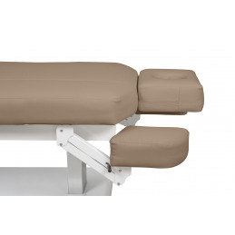 ATLANT Table esthétique chauffante en PU blanc - Weelko