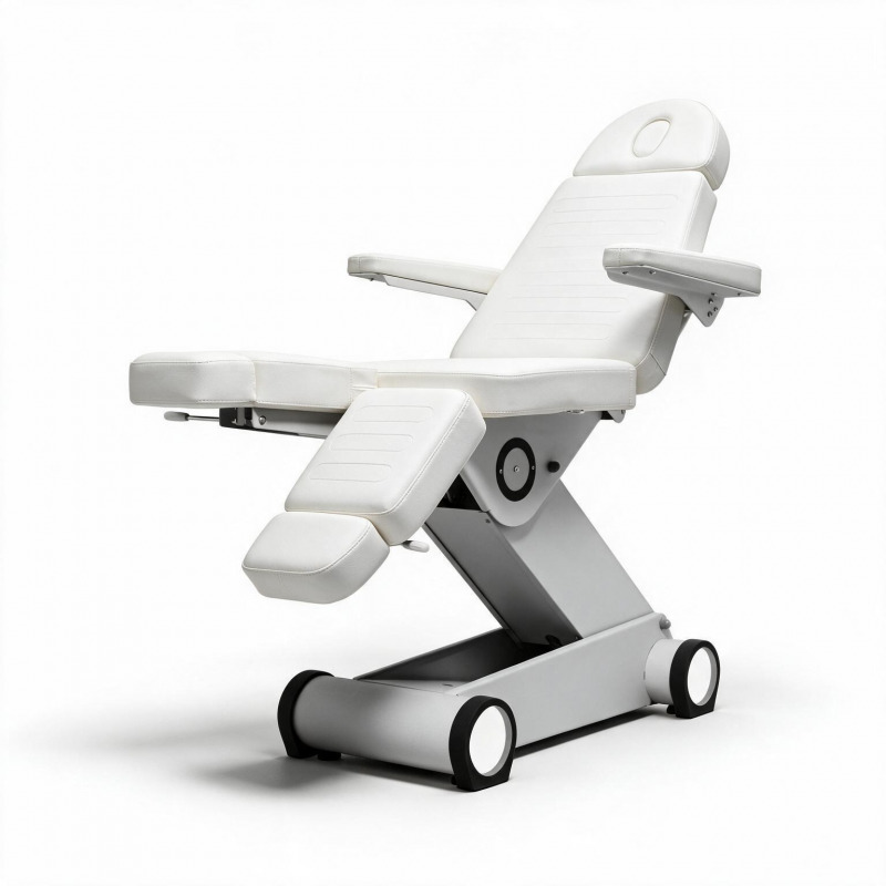 Fauteuil de podologie B-LIGHT 503 Weelko en PU blanc