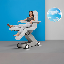 Fauteuil podologue Weelko B-LIGHT 503 avec 3 moteurs