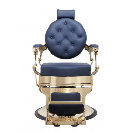 Fauteuil barbier professionnel BUZZ GOLD BLUE