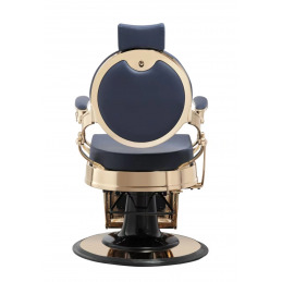 Fauteuil bleu pour espace barbier BUZZ GOLD BLUE