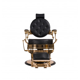 Fauteuil barbier BUZZ GOLD à base ronde - Weelko