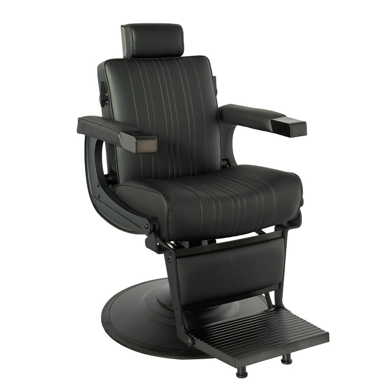 LEVER fauteuil de barbier noir - Weelko