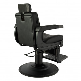 Fauteuil de barbier LEVER noir - Weelko