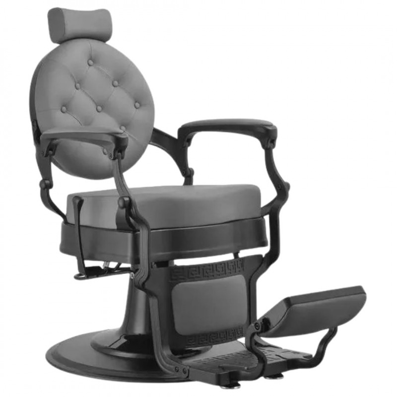BUZZ BLACK GREY Fauteuil de barbier - Weelko