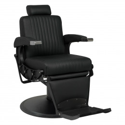 MUSTANG Fauteuil de barbier noir - Weelko