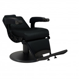 Fauteuil de barbier noir MUSTANG - Weelko
