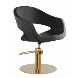 AURIC R Fauteuil de coiffure noir - Weelko