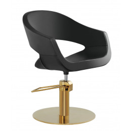 Fauteuil de coiffure AURIC R noir - Weelko