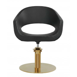 AURIC R Siège de coiffure noir - Weelko