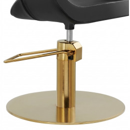 AURIC R Mobilier fauteuil de coiffure noir - Weelko