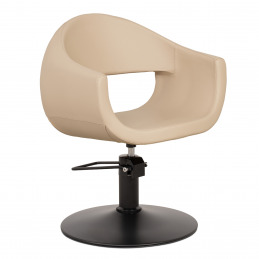 GLAM fauteuil de coiffure professionnel noir Weelko