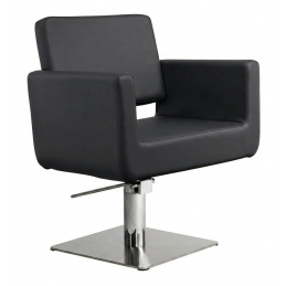 CHIC Q Fauteuil de coiffure noir Weelko
