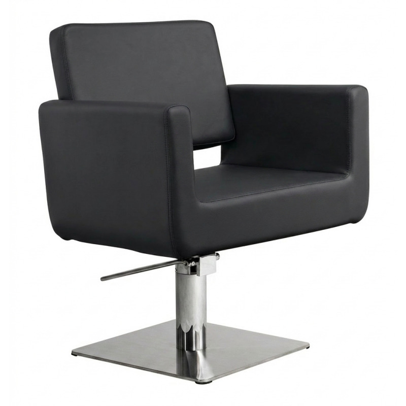 CHIC Q Fauteuil de coiffure noir Weelko