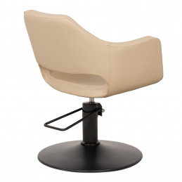 Fauteuil coiffure professionnel beige WHIM R