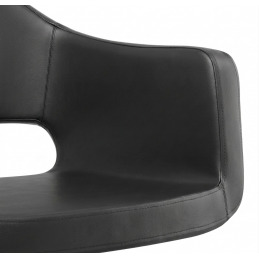 Fauteuil de coiffure noir WHIM R pour salon - Weelko