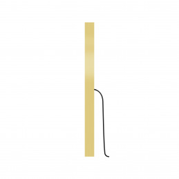 Miroir de coiffage rond Weelko BREE GOLD