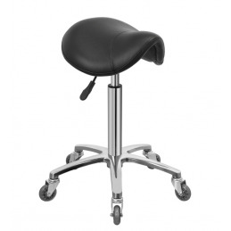 Tabouret professionnel ACTION Weelko en revêtement noir