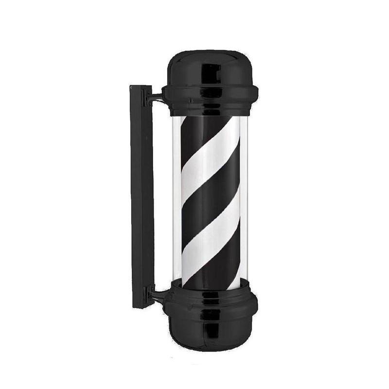 BARTEN Enseigne barbier murale noire - Weelko BARTEN Enseigne barbier murale noire - Weelko
