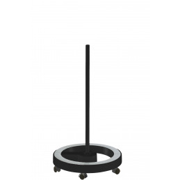 Lampe loupe sur base à roulettes MEGA+ BLACK