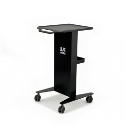 Chariot coiffure ROBUST en métal noir Weelko