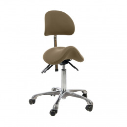 Tabouret professionnel Weelko Noble marron