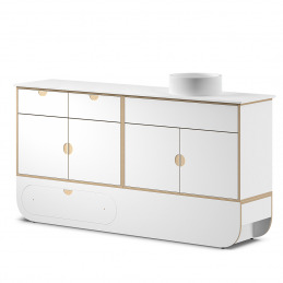 Ikon Hygiene L Ceramic module d’hygiène avec lavabo Weelko