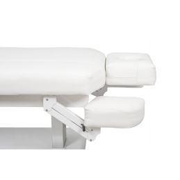 Table électrique Atlant blanc avec ouverture faciale