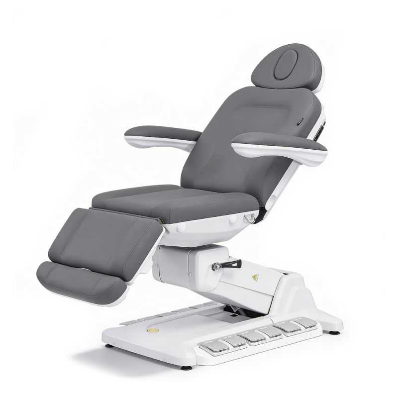Fauteuil électrique esthétique Weelko Simus+ gris avec pédale Fauteuil électrique esthétique Weelko Simus+ gris avec pédale