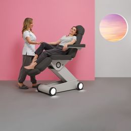 Fauteuil électrique Weelko gris avec ouverture faciale