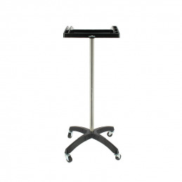 Table de service coiffure noire 39,5 x 32,5 x 6 cm