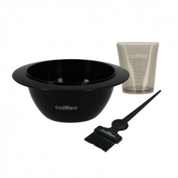 Kit de coloration avec bol, pinceau large et doseur Coiffeo
