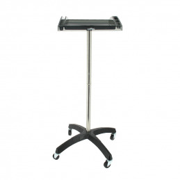 Table de service Coiffeo gris transparent 39,5 x 32,5 x 6 cm