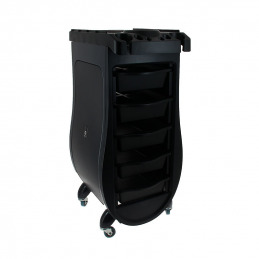 Table de service Curve noire Coiffeo