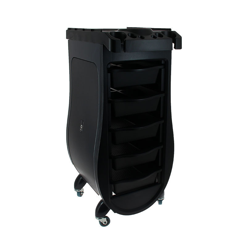 Table de service Curve noire Coiffeo