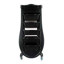 Chariot coiffure Curve noir et blanc Coiffeo