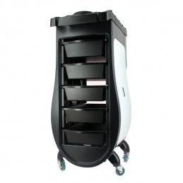 Mobilier coiffure professionnel Curve noir et blanc