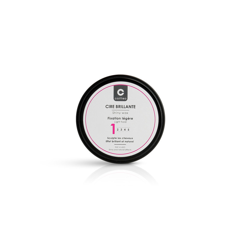 Cire coiffante brillante fixation légère 90 ml Coiffeo